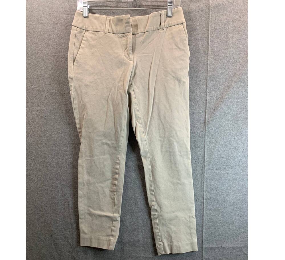 LOFT Women's Pants Size 4 Cream / Brown